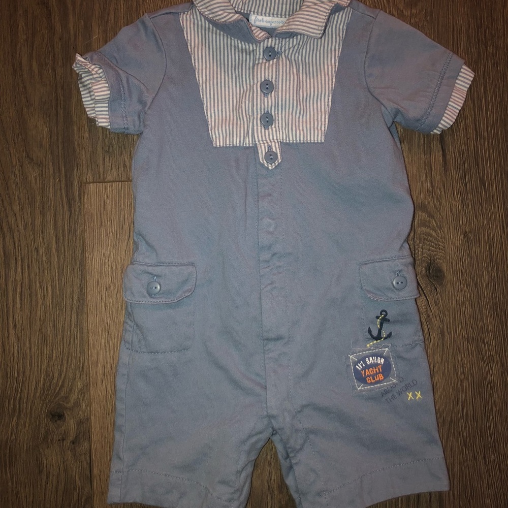 3-6 month First impression baby boy outfit